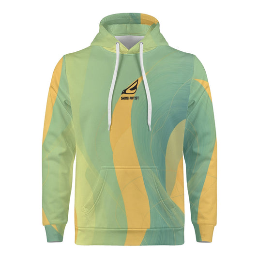 swing-artist yellow green leaves Hoodie