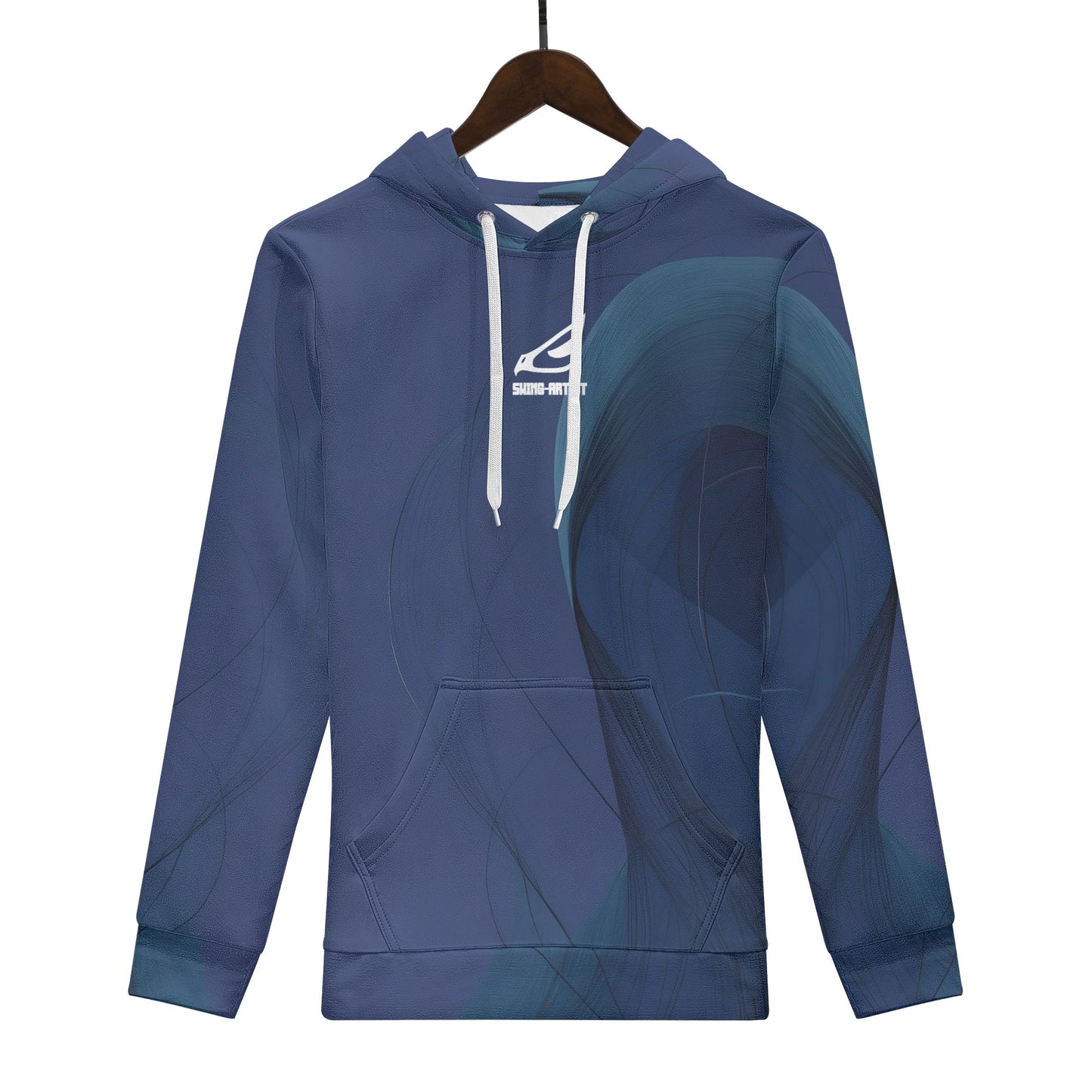 swing-artist blue streamline Hoodie