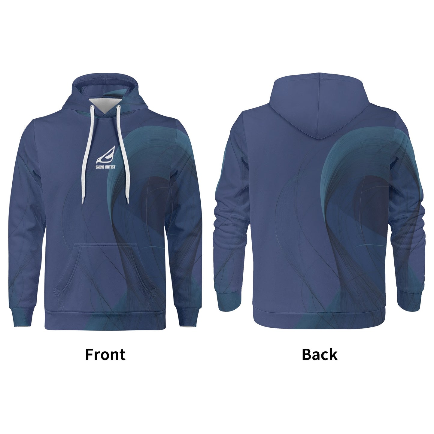 swing-artist blue streamline Hoodie