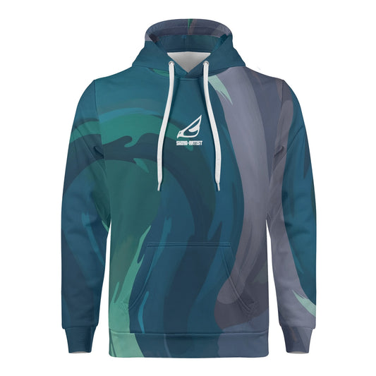 swing-artist greenish swirl Hoodie