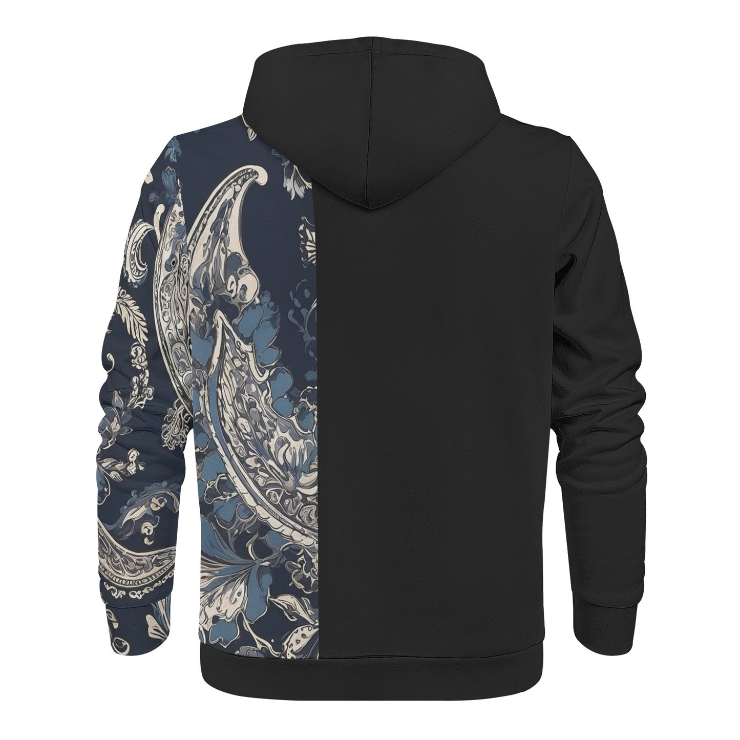 swing-artist blue paisley motifs Hoodie