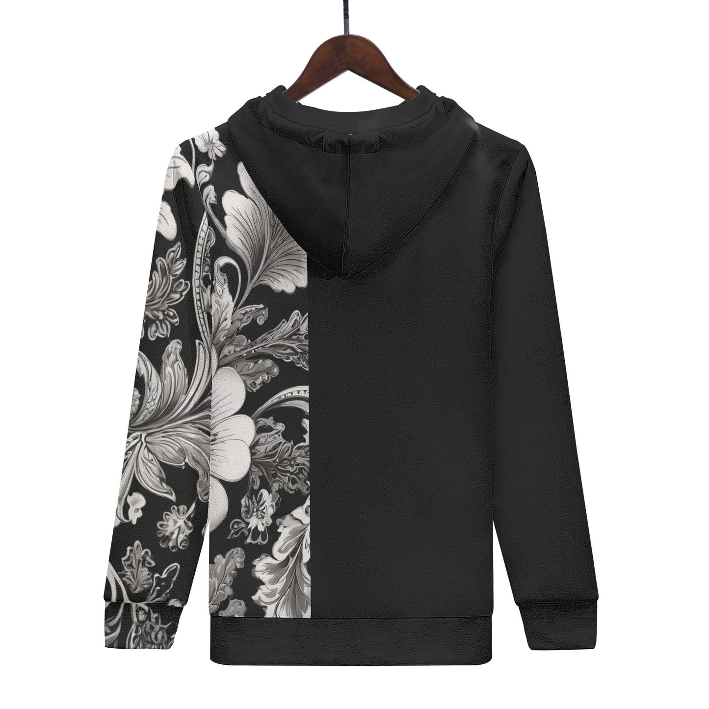 swing-artist black paisley Hoodie