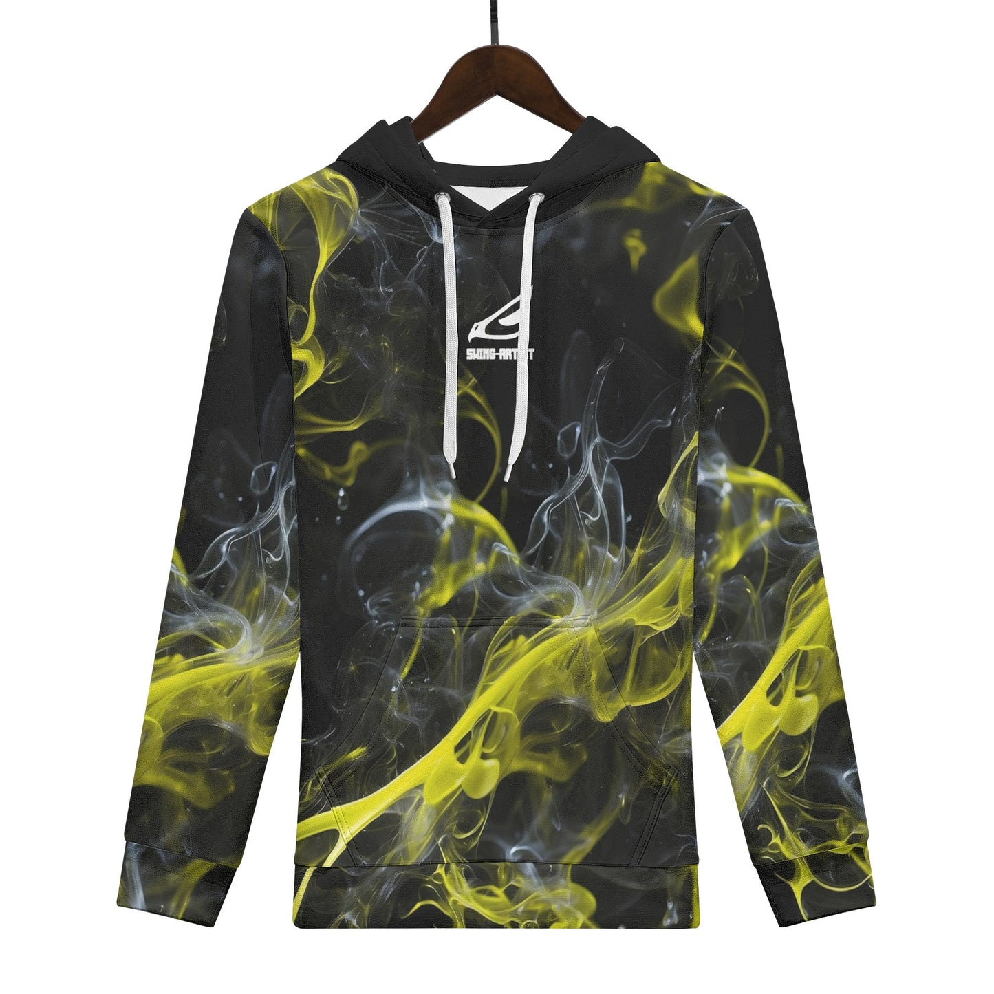 swing-artist smoke in florescent Hoodie