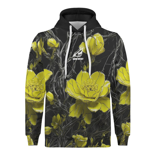 swing-artist florescent on flowers Hoodie