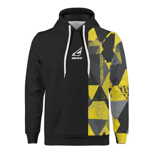 swing-artist geometric yellow Hoodie