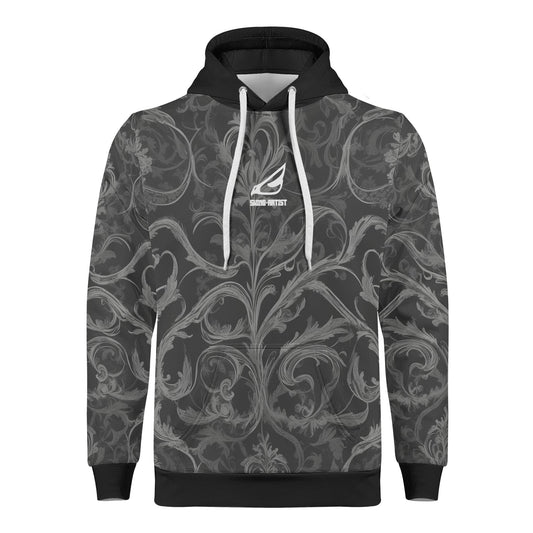 swing-artist grey paisley motifs Hoodie