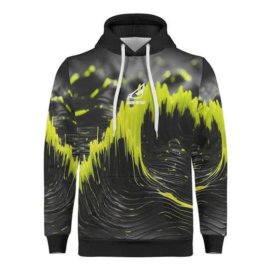 swing-artist fluorescent soundwaves Hoodie