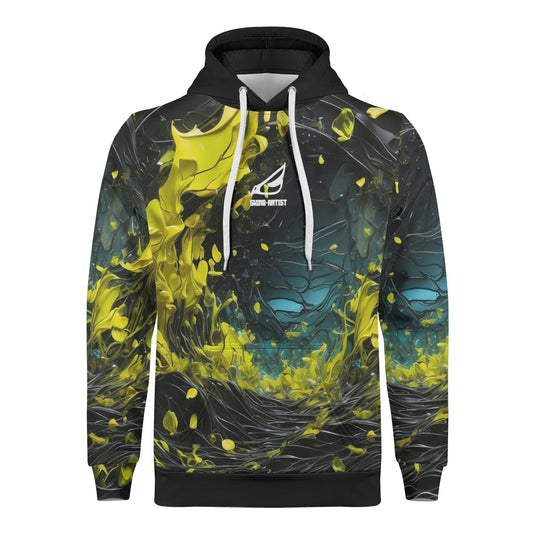 swing-artist yellow paint stream Hoodie